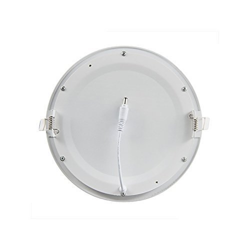 Placa LED 20W Circular SuperSlim (Pack 5) Panel Downlight LED Empotrado Φ225mm Blanco Frío 6000k-6500k 1800 Lúmenes ONSSI LED