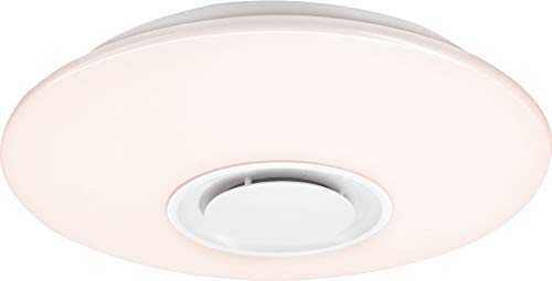Plafon led de techo Venus Energy Led+ con altavoz bluetooth con control remoto regulable con tres colores de luz 3000k 4500k 6000k 30W 1800Lm para salon, habitacion, dormitorio, cocina,
