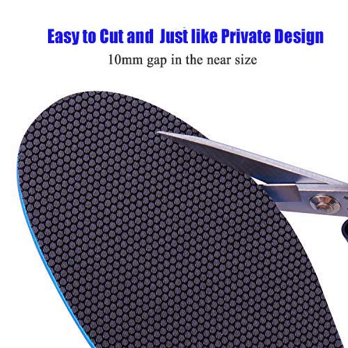 Plantilla de Deportiva para Hombres y Mujeres,Plantillas para Aliviar la Fascitis,Confort Amortiguadoras Cómodas para Trabajo, Absorben Los Golpes Reduciendo la Fatiga Muscular,Tamaño Cortable,35-48EU