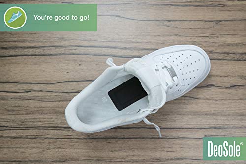 Plantilla para zapatos que elimina el olor de los pies y de los zapatos, 1 paquete, de Deosole.