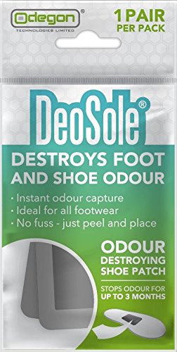 Plantilla para zapatos que elimina el olor de los pies y de los zapatos, 1 paquete, de Deosole.