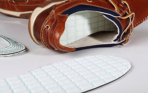 Plantillas anti hongos con bambú, Alumbre y Carbón Vegetal, Plantillas Zapatos Hombre Mujer indicadas para Pie de Atleta Micosis y Mal Olor, Recortables a Medida, Todas las Tallas