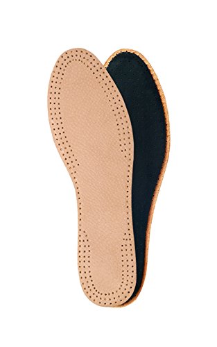 Plantillas de cuero natural para señoras con capa de carbón activado, plantillas de reemplazo para zapatos, botas (38 EUR)