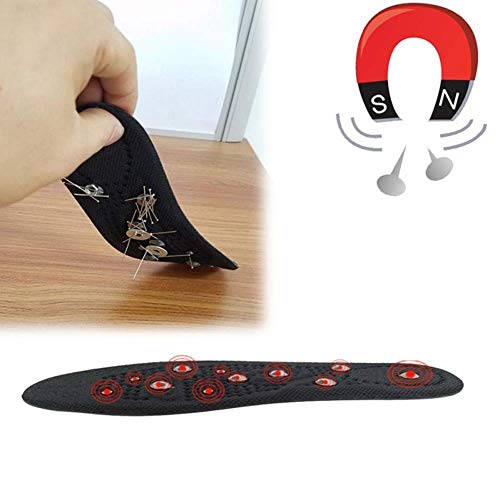 Plantillas magnéticas para el Cuidado de la Planta Plantar Masaje para Fascitis del pie Insertos para Zapatos con Espuma viscoelástica Freedom tamaño Recortado Mejora la Terapia del sueño