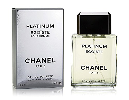 Platinum diseño de Chanel Egoiste pour Homme Eau de Toilette Spray 100 ml (3,4 oz) edt Colonia