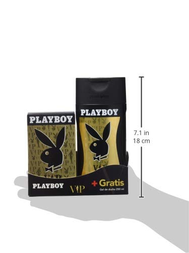 Playboy VIP Hom.EDT 60+Gel 250, Negro, Estándar