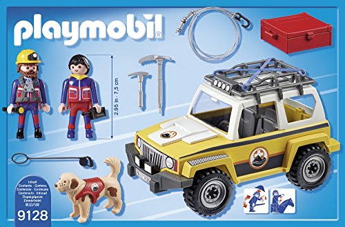 Playmobil-9128 Vehículo de Rescate de Montaña, Multicolor, única (9128)