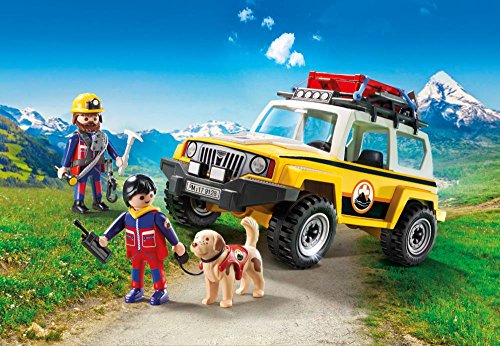Playmobil-9128 Vehículo de Rescate de Montaña, Multicolor, única (9128)