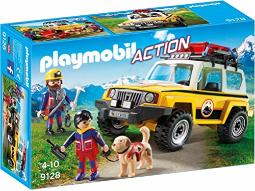 Playmobil-9128 Vehículo de Rescate de Montaña, Multicolor, única (9128)