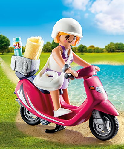 PLAYMOBIL Especiales Plus- Mujer con Scooter, única (9084)