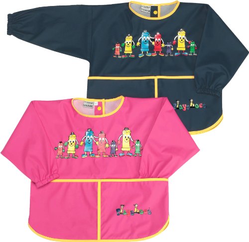 Playshoes 515301 - Bata de pintura con mangas (talla S/92) color rosa [Importado de Alemania]