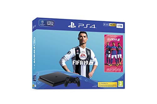 PlayStation 4 (PS4) - Consola 1 TB + FIFA 19 - Edición Estándar