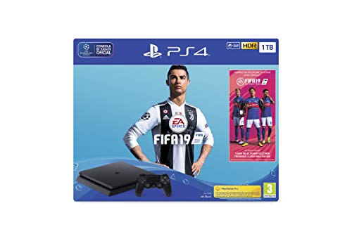 PlayStation 4 (PS4) - Consola 1 TB + FIFA 19 - Edición Estándar