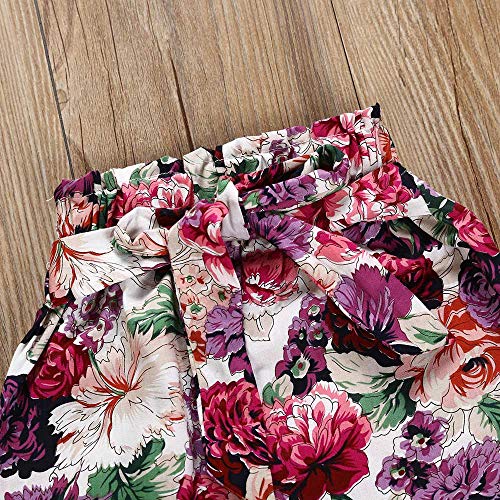 Poachers Ropa Bebé Niña Invierno en Oferta 3 pcs/Conjuntos Bebé Niña Recién Nacido 3 a 24 Meses Otoño Pijama Peleles Mono Body Bebé Manga Larga Primavera + Pantalones Flor + Venda