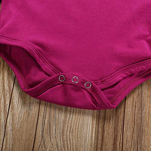 Poachers Ropa Bebé Niña Invierno en Oferta 3 pcs/Conjuntos Bebé Niña Recién Nacido 3 a 24 Meses Otoño Pijama Peleles Mono Body Bebé Manga Larga Primavera + Pantalones Flor + Venda