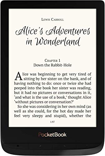 Pocketbook Touch Lux 4 - Lectore de e-book, Pantalla táctil, 8 GB, Wifi, Negro, 15,2 cm (6")