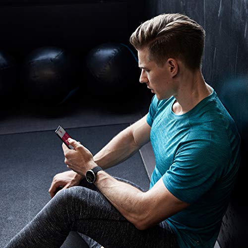 Polar Ignite – Reloj de fitness con GPS integrado, pulsómetro de muñeca, guías de entrenamiento - hombre/mujer- negro/cobre M/L