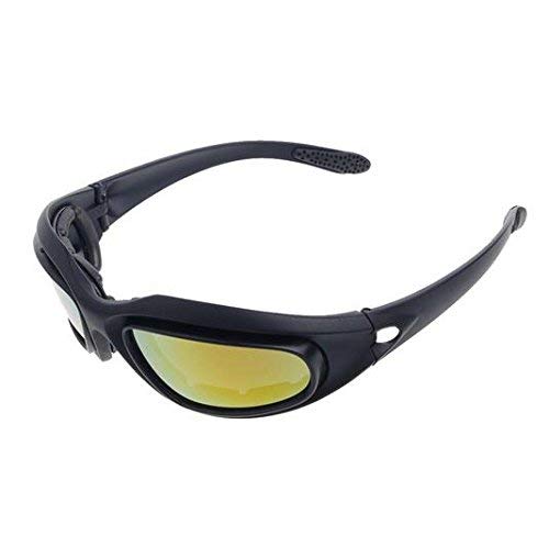 Polarizadas Lente Gafas Para El Sol de hípica con 4 lente de conducción para Motocicleta Bicicleta Actividad al aire libre Deportes Caza Militar