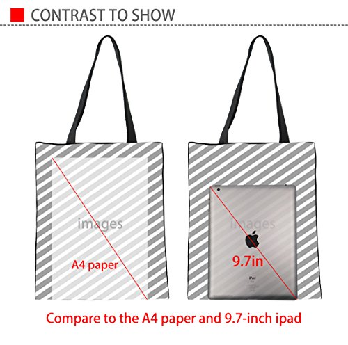 POLERO Original Grocey Bolsa de hombro de lona para mujer, bolsa de la compra ecológica, bolsa de la compra portátil de lona Fórmula verde.