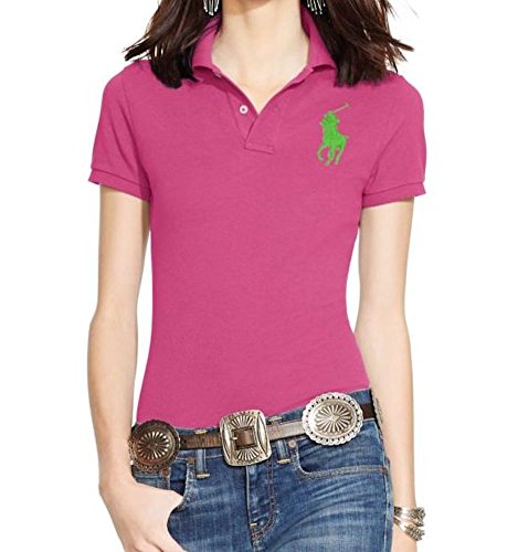 Polo Ralph Lauren Playera Polo Ajustada para Mujer SP 2 CLSC Pink XS