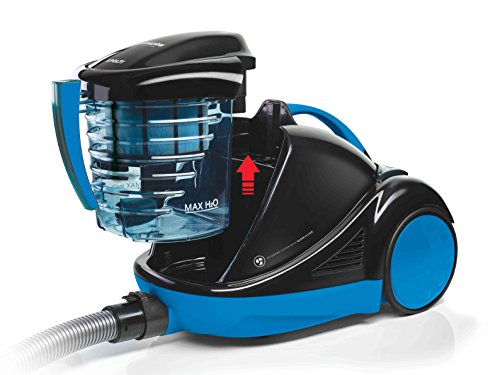 Polti Forzaspira Lecologico Aqua Allergy Turbo Care Aspirador Agua sin Bolsa, Función Turbo, Filtro Hepa H13, 2 turbo cepillos, 850 W, 1 Liter, Negro, Azul