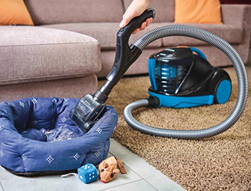 Polti Forzaspira Lecologico Aqua Allergy Turbo Care Aspirador Agua sin Bolsa, Función Turbo, Filtro Hepa H13, 2 turbo cepillos, 850 W, 1 Liter, Negro, Azul