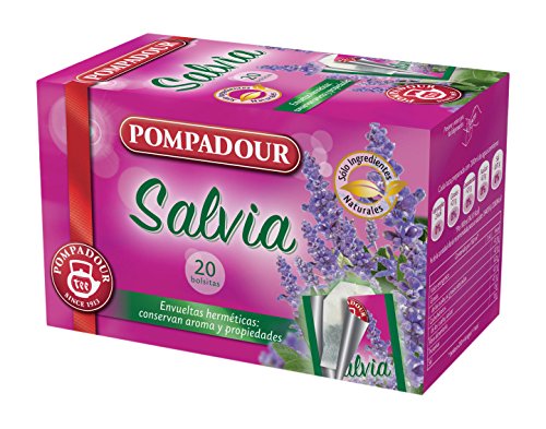 Pompadour Infusión Salvia - 20 Bolsitas
