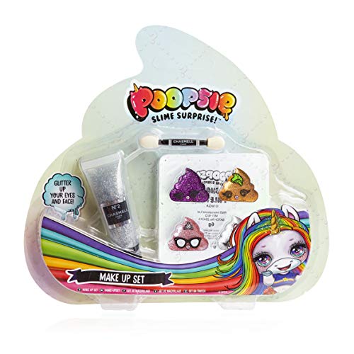 Poopsie Slime Surprise Unicornio Maquillaje para Niñas, Estuche Maquillaje Juguetes Niña, Set con Sombras de Ojos y Brillantina para Cara, Regalos para Niñas y Adolescentes