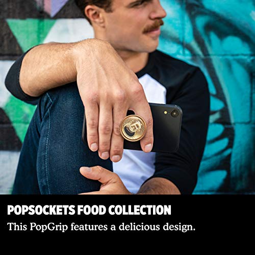 PopSockets PopGrip - Soporte y Agarre para Teléfonos Móviles y Tabletas con un Top Intercambiable - Crack a Cold One