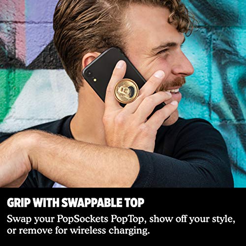 PopSockets PopGrip - Soporte y Agarre para Teléfonos Móviles y Tabletas con un Top Intercambiable - Crack a Cold One