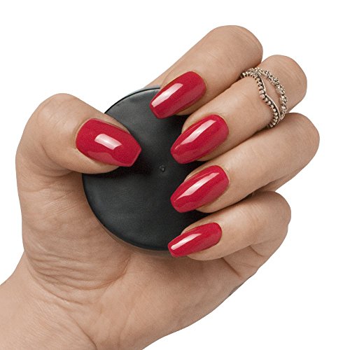 Por Vixi 500 piezas Uñas Caja / Bailarina 10 tamaños - Corto Transparente Cubrir completo Uñas postizas - con PEGAMENTO GRATIS Y ARCHIVO DE PREPARACIÓN