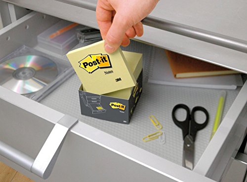 Post-it 654 Canary Yellow Notas Adhesivas Bloc notas, 100 hojas/bloc en packs de 12 blocs