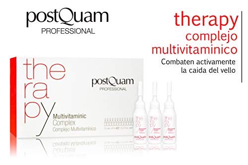 Postquam - Therapy | Complejo Multivitamínico para Combatir la Caida del Cabello - 12 ampollas anticaida x 9 ml