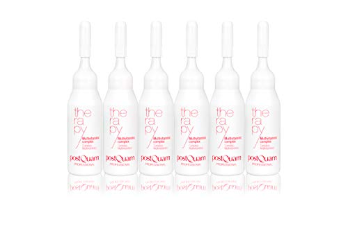 Postquam - Therapy | Complejo Multivitamínico para Combatir la Caida del Cabello - 12 ampollas anticaida x 9 ml