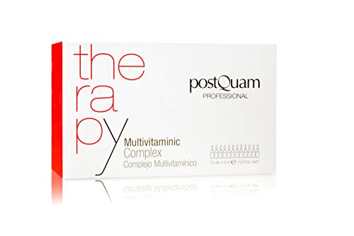 Postquam - Therapy | Complejo Multivitamínico para Combatir la Caida del Cabello - 12 ampollas anticaida x 9 ml
