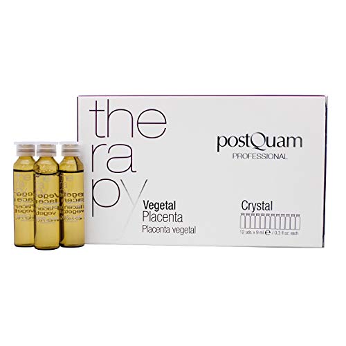 Postquam - Therapy | Pack Tratamiento Capilar Anticaida con Ampollas de Placenta Vegetal + Champu Anticaida para Combatir la Caída del Cabello