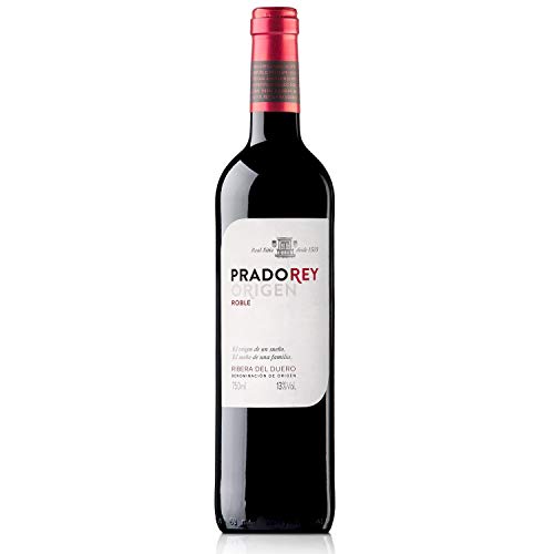 PRADOREY Roble Origen -Vino tinto - Roble-Ribera del Duero-95%Tempranillo, 3% Cabernet sauvignon, 2% Merlot - Vino joven con ligero paso por barrica-1 Botella-0,75L