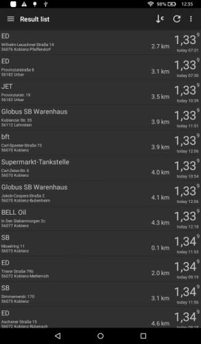 Precio de Gasolina al Instante