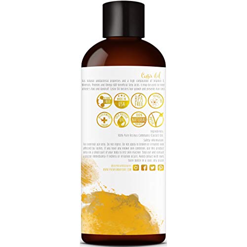 Premium naturaleza aceite de ricino, Natural Carrier aceite 4 oz, estimula el crecimiento del cabello, pelo de condiciones, cura Inflamadas piel, nutre y hidrata la piel, se desvanece Manchas 4 oz