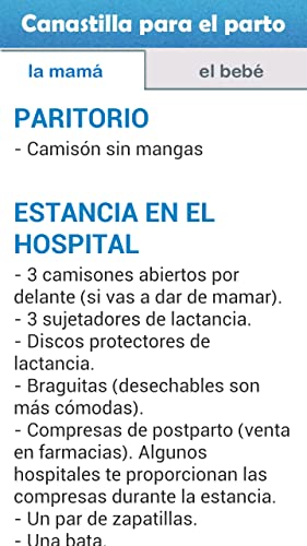 Preparación al parto: la maleta