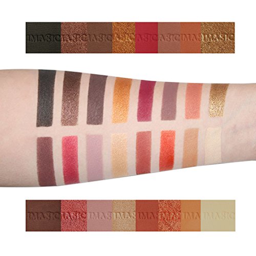 Pretty Comy 16 colores sombra de ojos mate Shimmer impermeable durable paleta de sombra de ojos paleta de regalos de cumpleaños