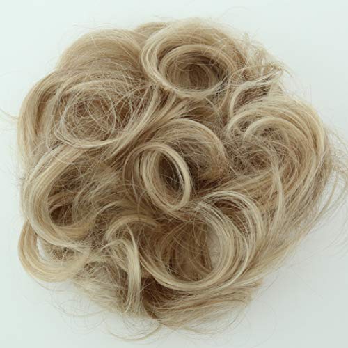 PRETTYSHOP Postizo Coletero Peinado alto, VOLUMINOSO, rizado, Moño descuidado rubia #16T613 G10E