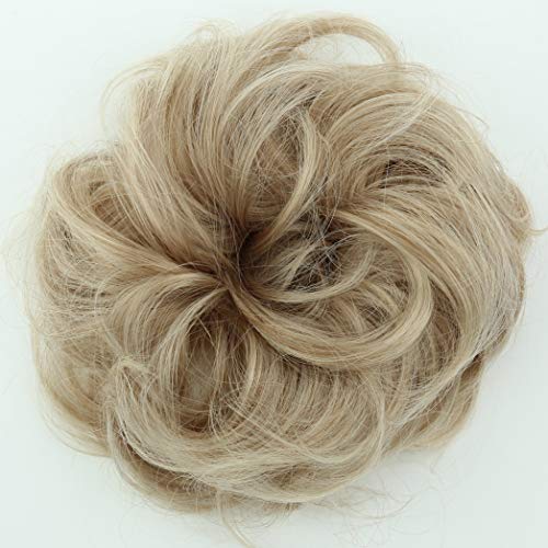 PRETTYSHOP Postizo Coletero Peinado alto, VOLUMINOSO, rizado, Moño descuidado rubia #16T613 G10E