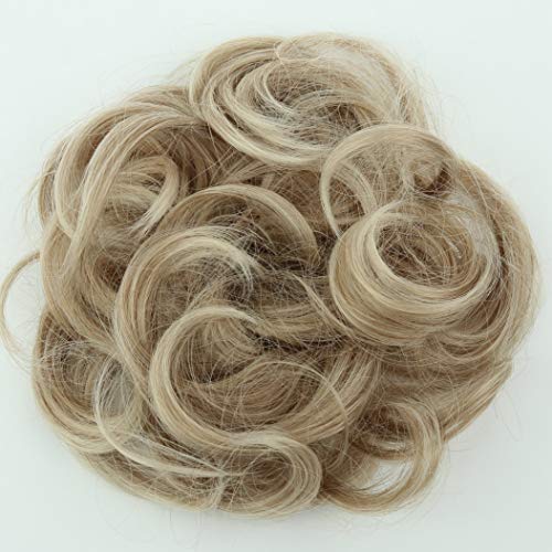 PRETTYSHOP Postizo Coletero Peinado alto, VOLUMINOSO, rizado, Moño descuidado rubia #16T613 G10E