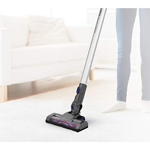 Princess 339490 Escoba Rapido Aspirador, Vertical, sin Cables, Potente, 70 Db, Tiempo de Uso de 32 Minutos, Gris