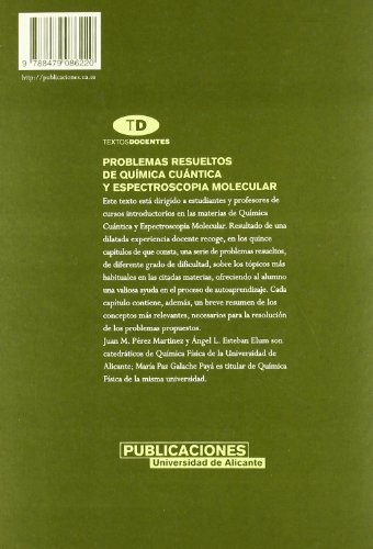 Problemas resueltos de química cuántica y espectroscopia molecular (Textos docentes)