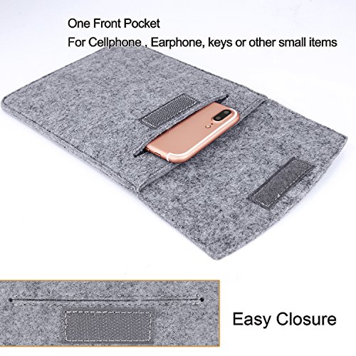 ProCase 6 Pulgadas Funda de Fieltro, Bolsa Portátil Cubierta Protectora for 5 – 6 Pulgadas Tablet Movil Smartphone, Amazon Kindle Paperwhite/Voyage/E-Reader E-Book -Gris