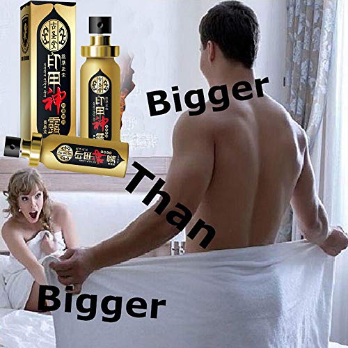 Productos Adultos,JiaMeng El pene Externo del Hombre 10ML retrasó un Aceite más Grande de Bacteriostasis de la erección Que espesaba (10ML)