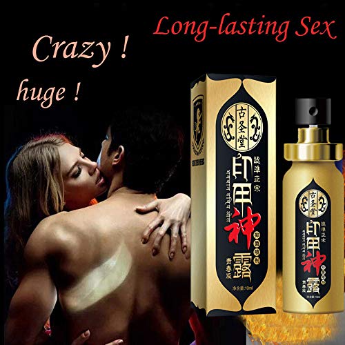 Productos Adultos,JiaMeng El pene Externo del Hombre 10ML retrasó un Aceite más Grande de Bacteriostasis de la erección Que espesaba (10ML)