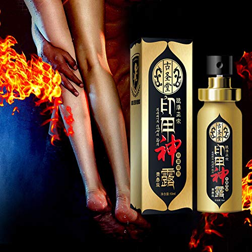Productos Adultos,JiaMeng El pene Externo del Hombre 10ML retrasó un Aceite más Grande de Bacteriostasis de la erección Que espesaba (10ML)